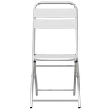 Garden Folding Chair Folding 2 pcs White 42 x 52 x82cm 42002938