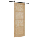 Sliding Door ORKDAL Natural 83 x 232 cm Solid Pine Wood 3445598