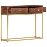 Console Table 90x30x75 cm Solid Mango Wood 286555