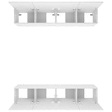 TV Cabinets 4 pcs White 80x30x30 cm Engineered Wood 3114182