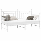 Daybed Frame White 80 x 200 cm Steel 42002678