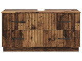 Bathroom Sink Cabinet HOORN Old Wood 82 x 41x 56 cm 897243