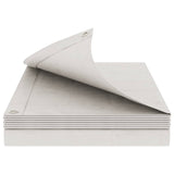 Tarpaulin with Eyelets White 6 x 8 m 260 gsm PE 42039425