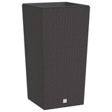 Planter with Removable Inner Brown 21 / 49 L PP Rattan 364676