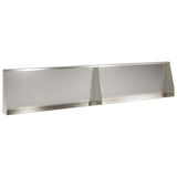 Retaining Wall 6 pcs 200 x 100 x 40 cm Stainless Steel Silver 3449230