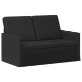 Sofa Set 2 pcs Black Fabric 3433136