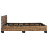 Bed Frame without Mattress Natural Rattan 180x200 cm Super King 283096