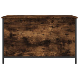 Storage Bench Smoked Oak 80x42.5x50 cm Engineered Wood 839015