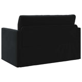 Folding Sofa Bed Black 124 x 71 x 78 cm Velvet 42030517