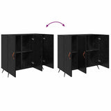 Sideboard Black Oak 89.5 x 34 x 80 cm Engineered Wood 879578