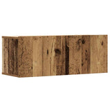 3 Piece TV Cabinet Set Wall-mounted Old Wood Engineered Wood 3329003