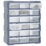 Multi-drawer Organiser with 18 Middle Drawers 38x16x47 cm 149598