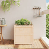 Garden Planter 60x60x60 cm Solid Wood Pine 837424