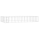 Outdoor Dog Kennel Galvanised Steel 79.86 m 3082332