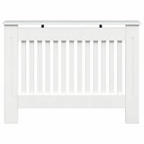 Radiator Cover High Gloss White 112 x 19 x 81.5 cm 884107