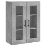 Wall Mounted Cabinets 2 pcs Concrete Grey Engineered Wood 3197965