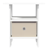 Bedside Table 2 pcs White 41 x 40 x 45 cm Engineered Wood 8000421