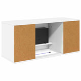 Electric Fireplace White 100 x 37 x 45.5 cm Engineered wood 8020975