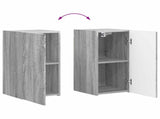TV Cabinet Set 6 pcs Grey Sonoma Engineered Wood 3409111