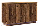 LED Sideboard Old Wood 90 x 32 x 75 cm Engineered Wood 869680