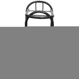 Metal Foldable Saddle Rack with Wheels 141332