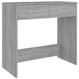 Desk Grey Sonoma 80x40x75 cm Engineered Wood 815475