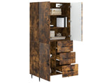 Cabinet Set 2 pcs Smoked Oak 66 x 34.5 x 89.5 cm 3416660
