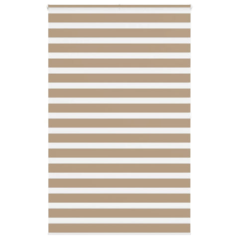 ZNTS Zebra Blind Sand Brown 150x200 cm Fabric Width 145.9 cm Polyester 4014583