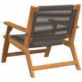 Garden Furniture 2 pcs Grey 67 x 78 x 73 cm Solid Acacia Wood 367832