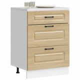 Kitchen Base Cabinet Kalmar Sonoma Oak Engineered Wood 854282