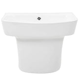 Basin White 50 x 45 x 41 cm Glazed Ceramic 143013