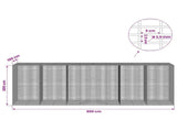 Gabion with 3.5 mm Wire and 5x2.5 cm Mesh 600x100x200 cm 3462006