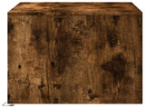 Coffee Table with LED Lights Smoked Oak Engineered Wood 851995