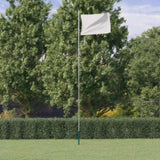 Sectional Flagpole Silver 6.23 m Aluminium 153562