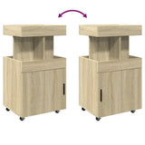 Bar Cart Sonoma Oak 50x41x89 cm Engineered Wood 848264