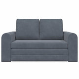 Sofa Bed Dark Grey 148 x 71 x 83 cm Velvet 4106685