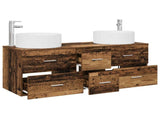Bathroom Furniture Set 3 pcs Old Wood 49.5 x 44.5 x 65.5 cm 3405961