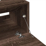 Sink Cabinet Brown Oak 40x37x59 cm Engineered Wood 848107
