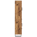 Highboard with Drawer 2 pcs Old Wood Engineered Wood and Glass 3415681