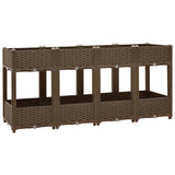 Raised Bed 160x40x71 cm Polypropylene 316522