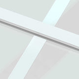 Sliding Door White 90x205 cm Tempered Glass and Aluminium 155217