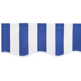 Awning Canopy Replacement for 2.5x2 m Blue & White Stripe 42000372
