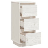 Sideboards 2 pcs White 32x34x75 cm Solid Wood Pine 813368