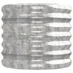 Garden Raised Bed Galvanised Steel 224x40x36 cm Silver 318877
