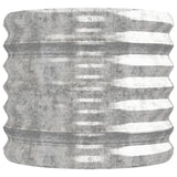 Garden Raised Bed Galvanised Steel 224x40x36 cm Silver 318877