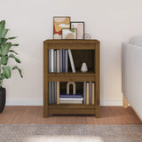 Book Cabinet Honey Brown 50x35x68 cm Solid Wood Pine 821702