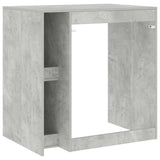 Wash Machine Cabinet Concrete 87 x 60 x 89 cm Engineered wood 8006803