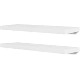 Wall Shelves 4 pcs White 80 cm 275998