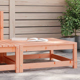 Garden Footstool Natural Wood Solid Douglas Fir Wood 70x70x30 cm 837940