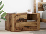 Bedside Cabinet Old Wood 35 x 60 x 50 cm Engineered Wood 881087